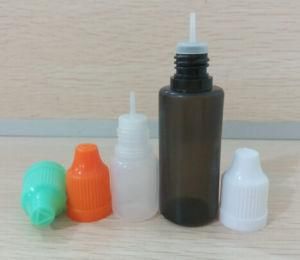 PE Eliquid Bottle with Slim Tip and Childproof Cap
