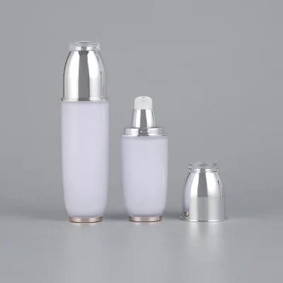 Cosmetic Serum Packaging Custom Fancy Lotion Acrylic Bottle with Pump