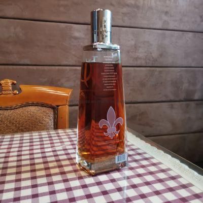 Hoson 375ml 700ml High Quality Custom Glass Vodka Brandy Whiskey Wine Bottle