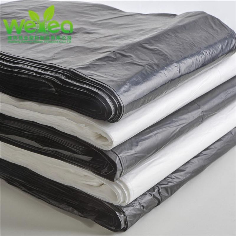 LLDPE Big Disposable Plastic Black Blue Garbage Bags