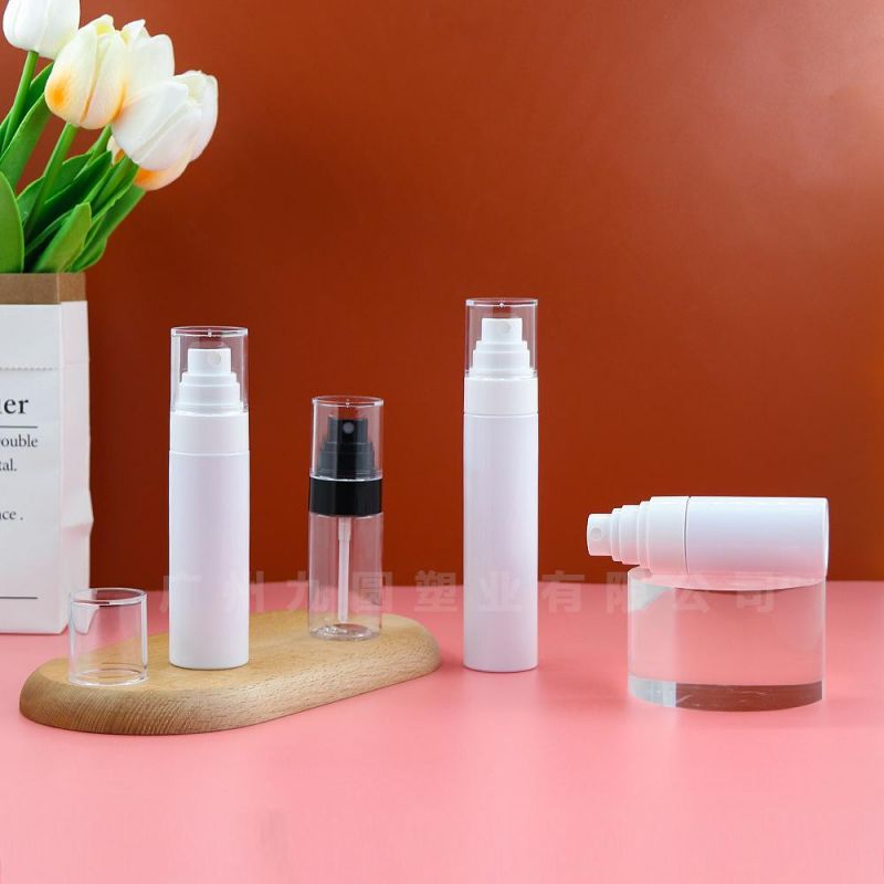 Wholesale 30/40/50/60/80ml Spray Bottle Transparent Pet Plastic Cosmetic Dispenser Bottle Small Spray Bottle for Fixing Makeup