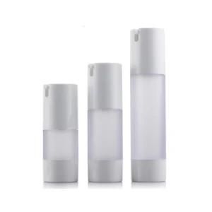 15ml 30ml 50ml Frosted White Plastic as Airless Pump Lotion Bottle