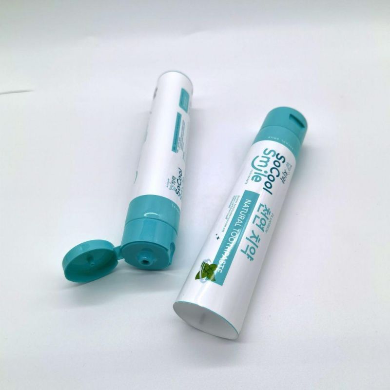 Customized 120ml 4oz Plastc Extrusion Tube with Flip Top Cap for Skin Care Facial Cleanser Packaging