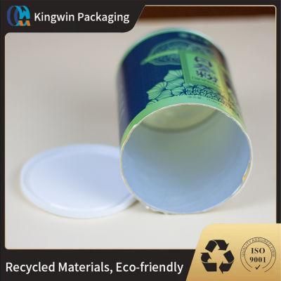 Wholesale Custom Round Blue Earring Paper Tube Box Jewelry Packaging Boxes
