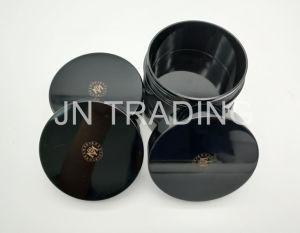 100ml High Quality Pet Plastic Shinny Black Hair. Wax Jar for Men