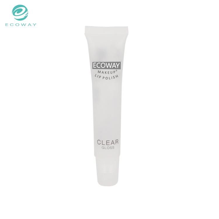 Clear Cosmetic Plastic Empty Lip Balm Tube Packaging Manufacturers with Screw Caps