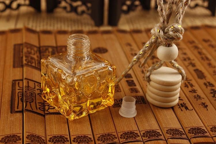 Empty Car Hanging Perfume Bottle Essential Oil Bottle Pendant Decor Vials for Air Refreshing