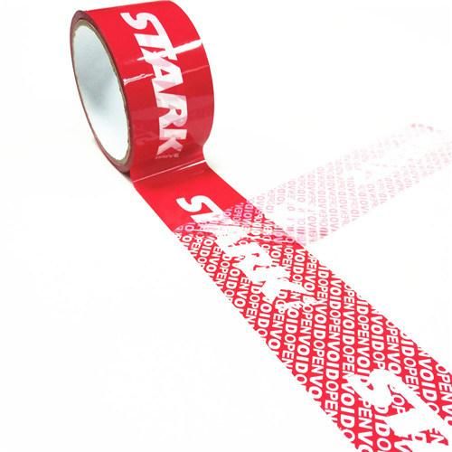 Packaging Sticker High Residue Tamper Evident Proof Customized Security Tape Void