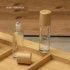 Custom Bamboo Glass Roller Bottle with Stainless Roller Ball Eco Friendly Cosmetic Perfume Packing