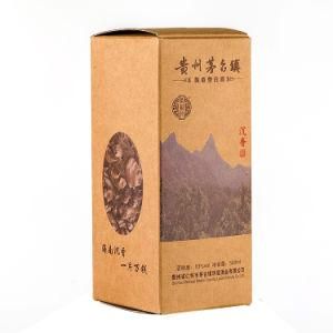 Luxury Custom Printed Cardboard Wine Packaging Gift Box Kraft Paper Box
