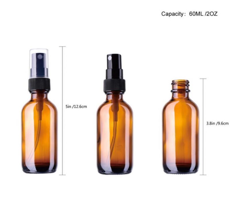 60ml New Refillable Portable Esstenial Oil Sprayer Empty Atomizer Makeup Spray Bottle Perfume Glass