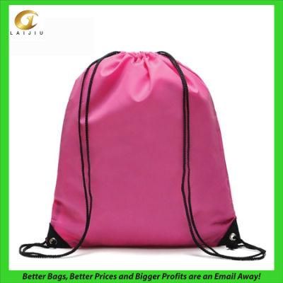 Custom Nylon Polyester Drawstring Backpack