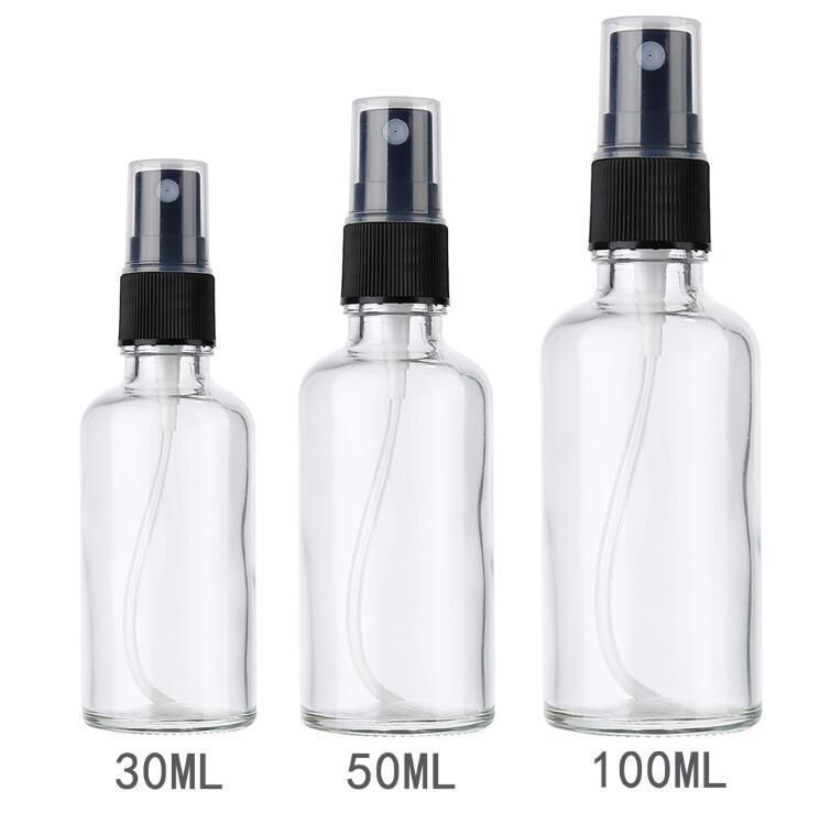 30ml/50ml/100ml Refillable Portable Esstenial Oil Liquid Sprayer Empty Atomizer Makeup Spray Bottle Perfume Glass