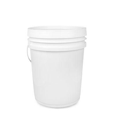 White Plastic Barrel Drum with Handle