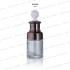 Flat and Oblique Shoulder Face Lotion Glass Bottle with Dropper Pump
