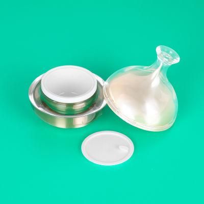 30g 50g 50ml 100ml Luxury Latest Design Empty Cream Jar and Bottle Set for Skin Care Cream Cosmetic Packaging