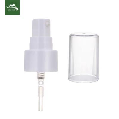 Cream Pump Cosmetic Packaging Treatment Pump with Overcap Plastic PP Cap 18/410 20/410 18/415 20/415
