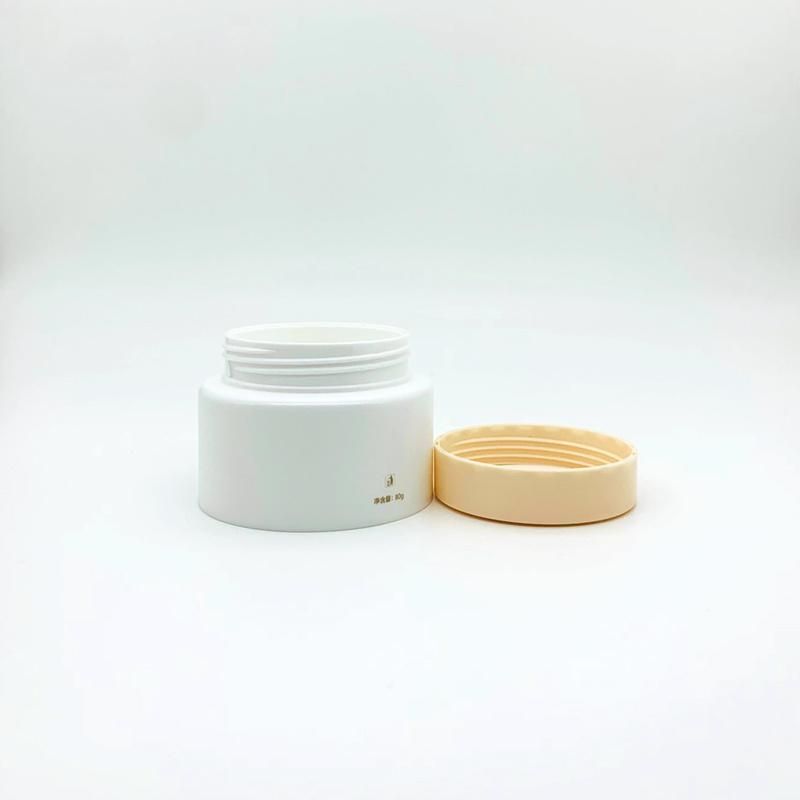 High Quality Cosmetic Plastic Jar with Round Cap for Cream Product