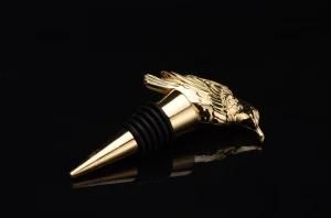 Gold Metal Wine Bottle Stopper, Eagle Shape (GZHY-BS-011)