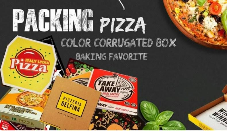 Custom Design Printed Corrugated Food Box Pizza Boxes