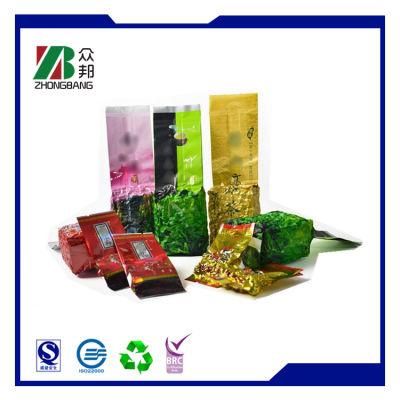 Custom Printed Plastic Food Packaging Bag for Tea