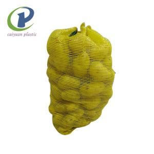 Custom Size PP PE Drawstring Vegetable Packing Onions Leno Mesh Bags