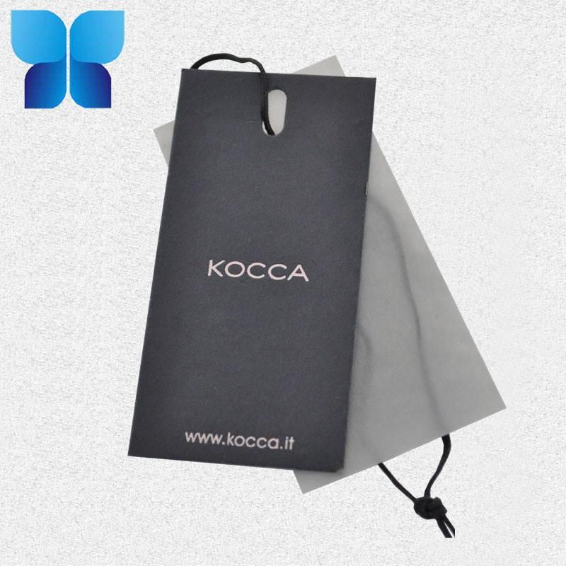 China Manufacture Printed Paper Hangtag for Clothes, Shoes, Bags