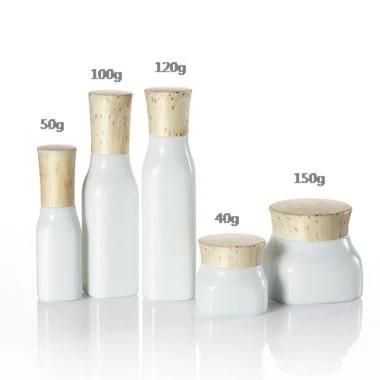 Glass Cosmetic Bottle for Face Cream