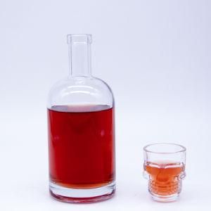 500ml 750ml 1000ml Empty Round Glass Bottles for Liquor /Vodka /Brandy /Whiskey / Wine