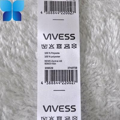 Wholesale Printing Satin Care Label for Garment Accessories