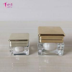 5g Square Shape Acrylic Eye Cream Jar for Skin Care Packing