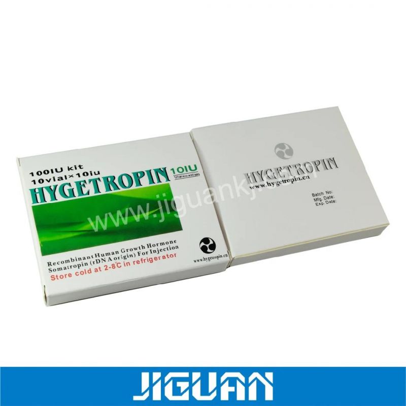 Custom H G H Somatropin 10 Vials of 10 Iu Steroid Vial Paper Box