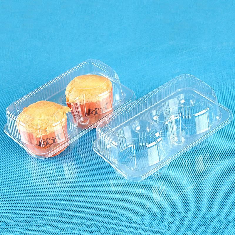 hot sale food grade PET blister tray food container for cake and snack