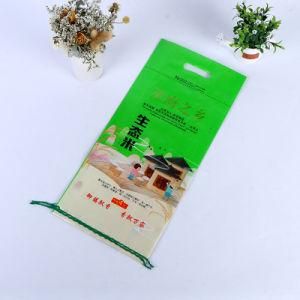 Custom Rice Plastic Woven Color Printing Bag with Handle