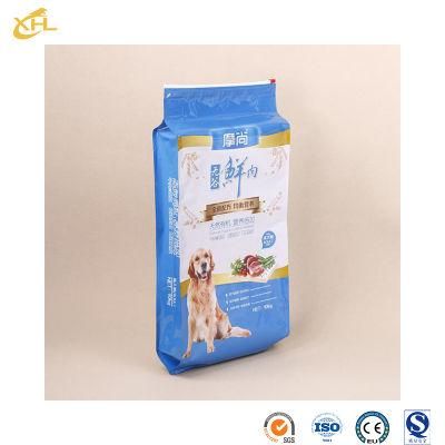 Xiaohuli Package China Standing Pouch Flat Bottom Suppliers Square Bottom Bag Pet Food Packing Bag for Snack Packaging