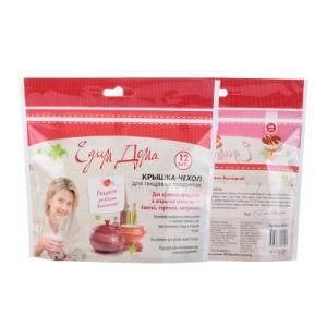 Smell Proof Mylar Zipper Pouch Bag for Baby Food Packaging with Clear Window Stand up Pouch