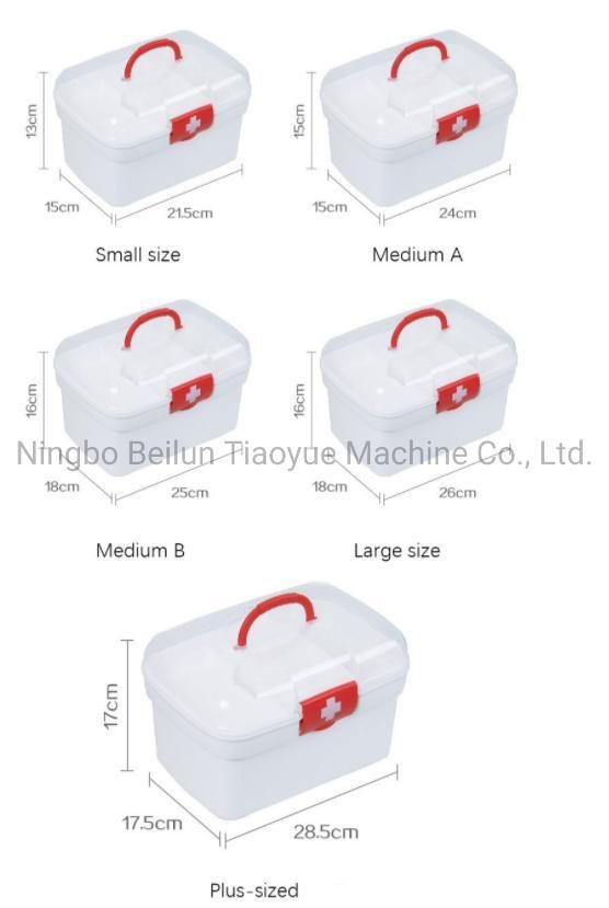 Plastic Household Small Medicine Box Medical Equipment Mini First Aid Box