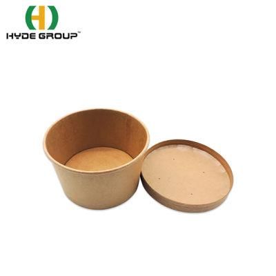 Restaurant Food Packaging Kraft Hot Paper Soup Cup