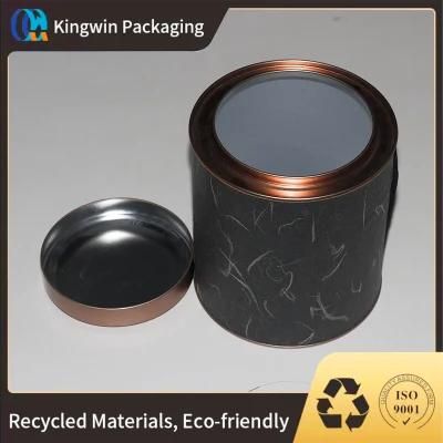 Factory Direct Customized Loose Tea Packaging Airtight Rigid Cardboard Cylinder Bio-Friendly Paper Tube