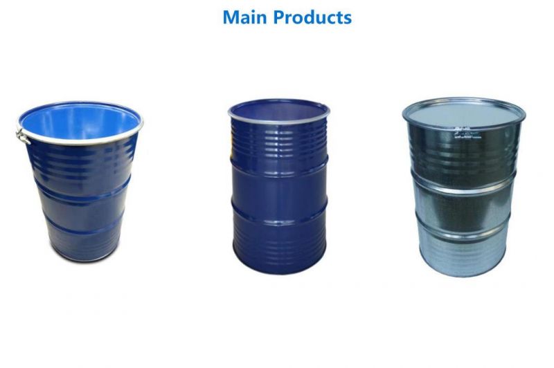 Food Grade 200L HDPE Plastic Drum/55 Gallon Barrel with Closed Top