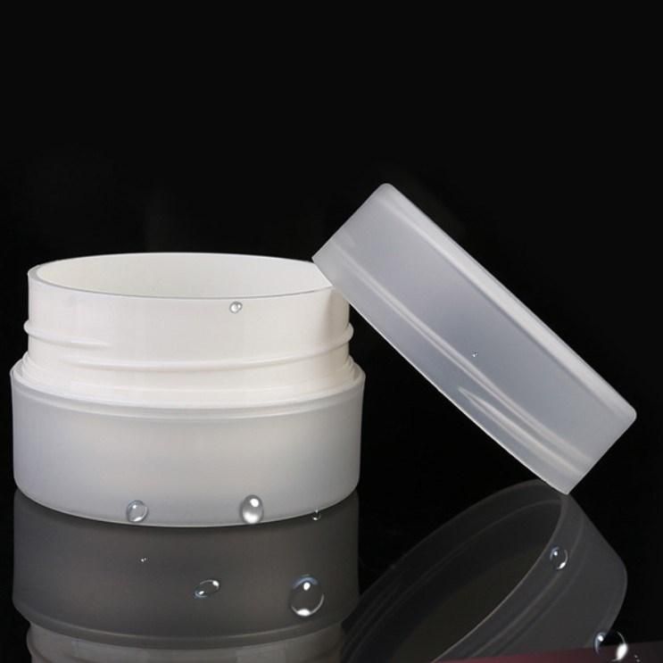 50g 100g White Color Face Cream Bottle PP Plastic Double Wall Container Face Cream Bottle Jar