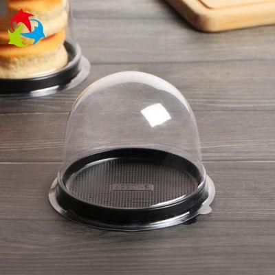 Wholesale Round Small Transparent Plastic Cake Box