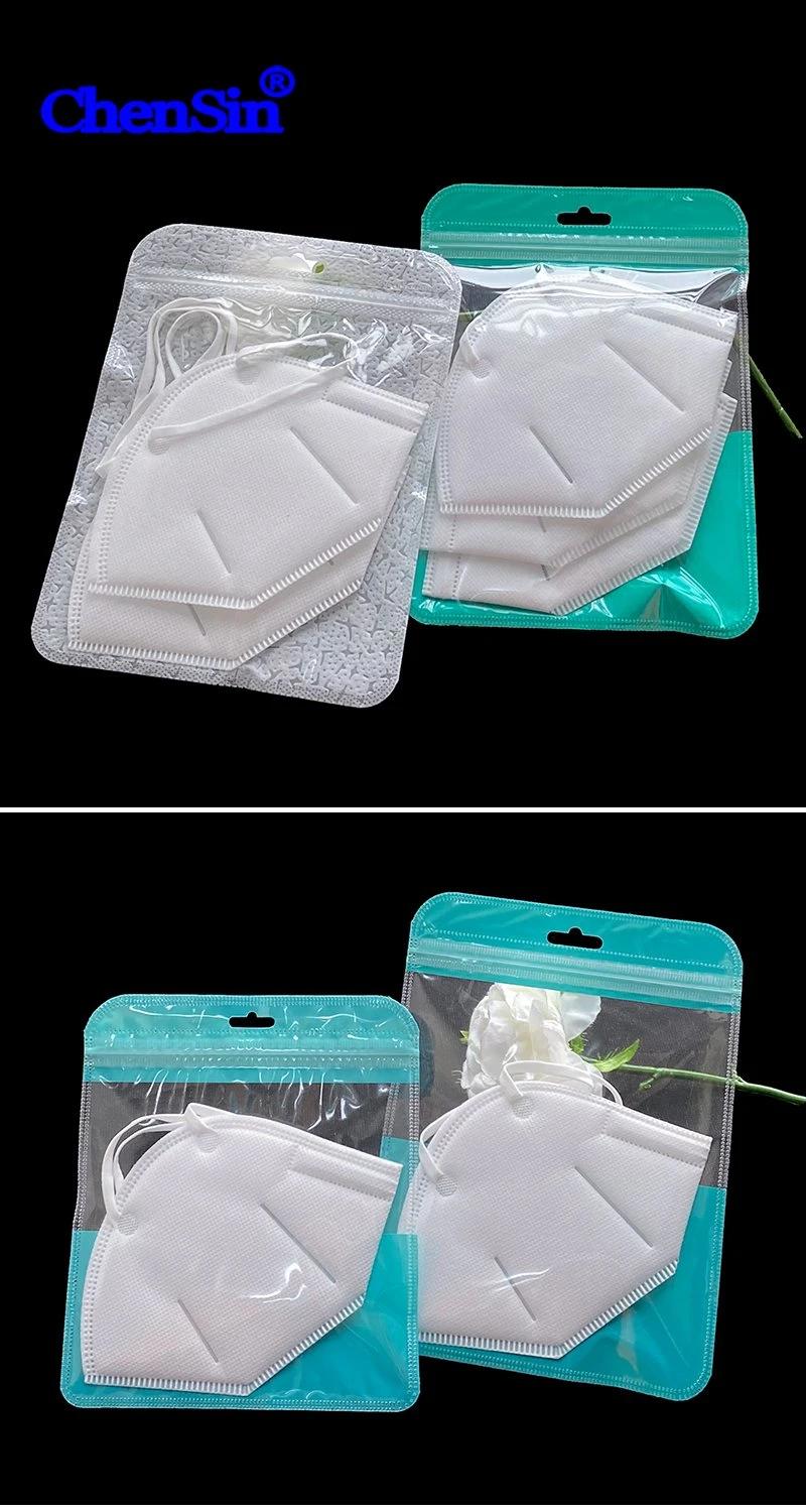 Customized Face Mask Packaging Zipper Lock Bag