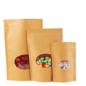 Zip Lock Kraft Paper Stand up Laminated Food Bag