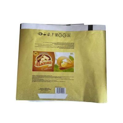 Cream Packag Lined Foil Sheets for French Fries Butter Wrapping Paper