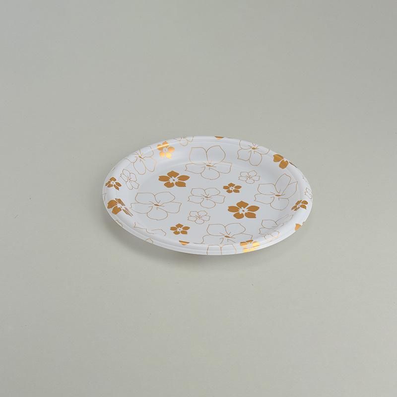 Easylife 7" (18cm) PS Printed Plastic Round Plate
