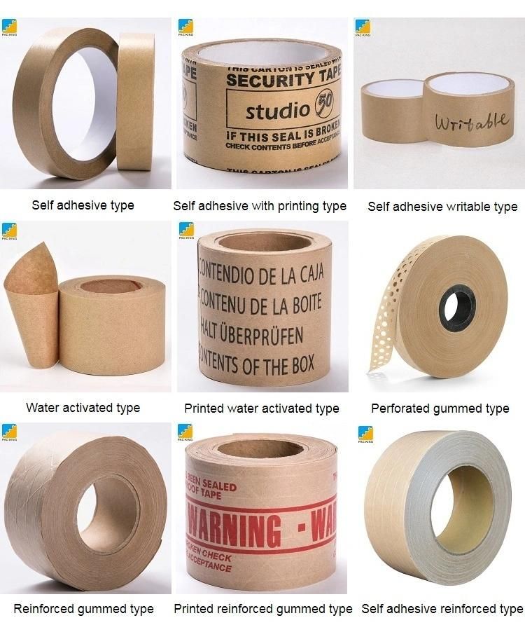 Custom Reinforced Kraft Paper Packaging Adhesive Tape