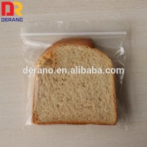China Custom LDPE Clear Plastic Reclosable Printed Ziplock Bag with Red Line on Lip