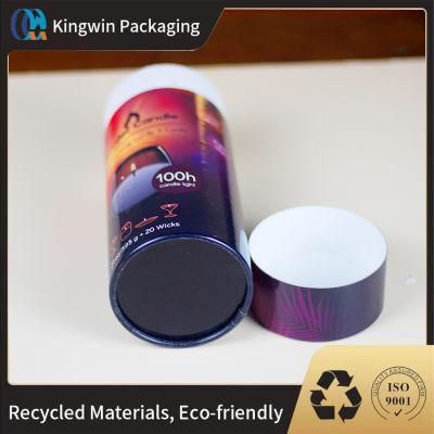 Biodegradable Food Grade Coffee Packaging Cardboard Cylinder Inner Aluminum Foil Paper Tube