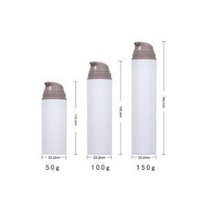 50ml 100ml 150ml 200ml Airless Plastic Pump Bottle PP Cosmetic Pump Airless Bottle